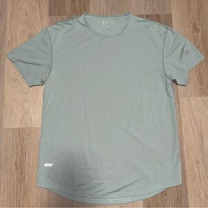 BYLT Men’s Premium Basics Grayish-Green Short Sleeve Athletic Shirt - Size XL